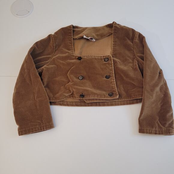 Vintage Jack & Jill Togs Toddler 3-Piece Velvety Suspender Outfit Set Skirt~2T - Picture 3 of 16